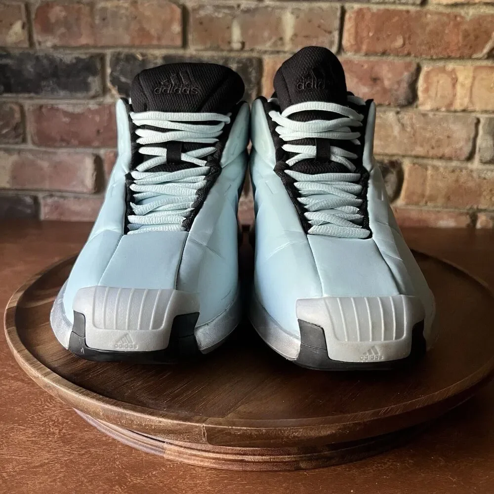 Adidas Crazy 1 Playoffs Kobe Bryant PE Black G99417 Men's 11 Ice Blue 2013